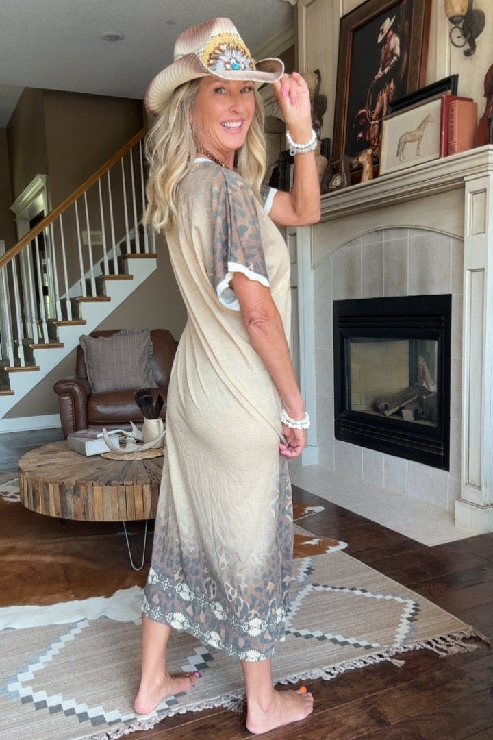Venetian Mirage Maxi Dress
