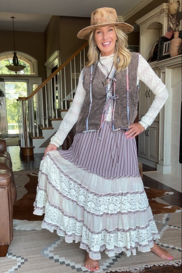 Dusty Plum Dream Skirt