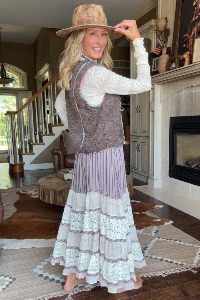 Dusty Plum Dream Skirt