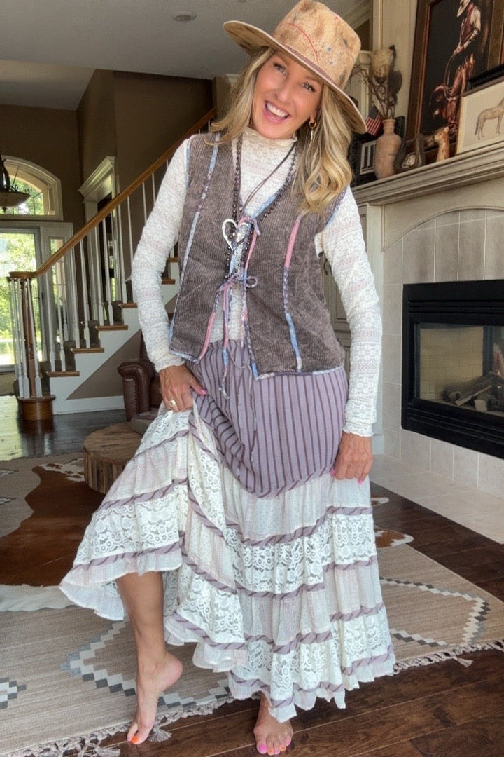 Dusty Plum Dream Skirt
