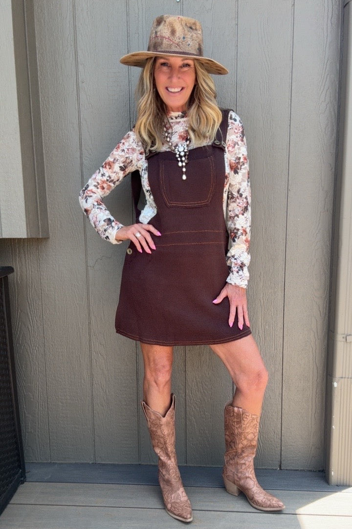 Cinnamon Spice Dream Overall Skirt