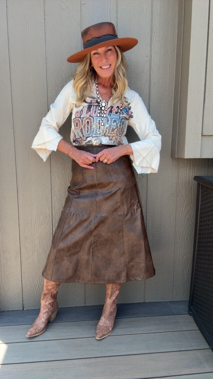 Rodeo Ruffle Blouse Jacket