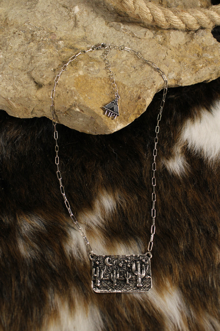 Starry Cactus Sky Necklace