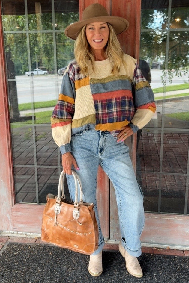 Bed|Stu Bruna Tan Rustic Nectar Lux Handbag