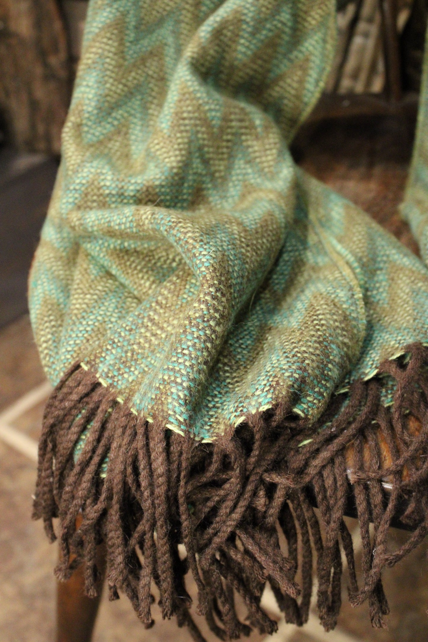 Mountain Forest Alpaca Scarf