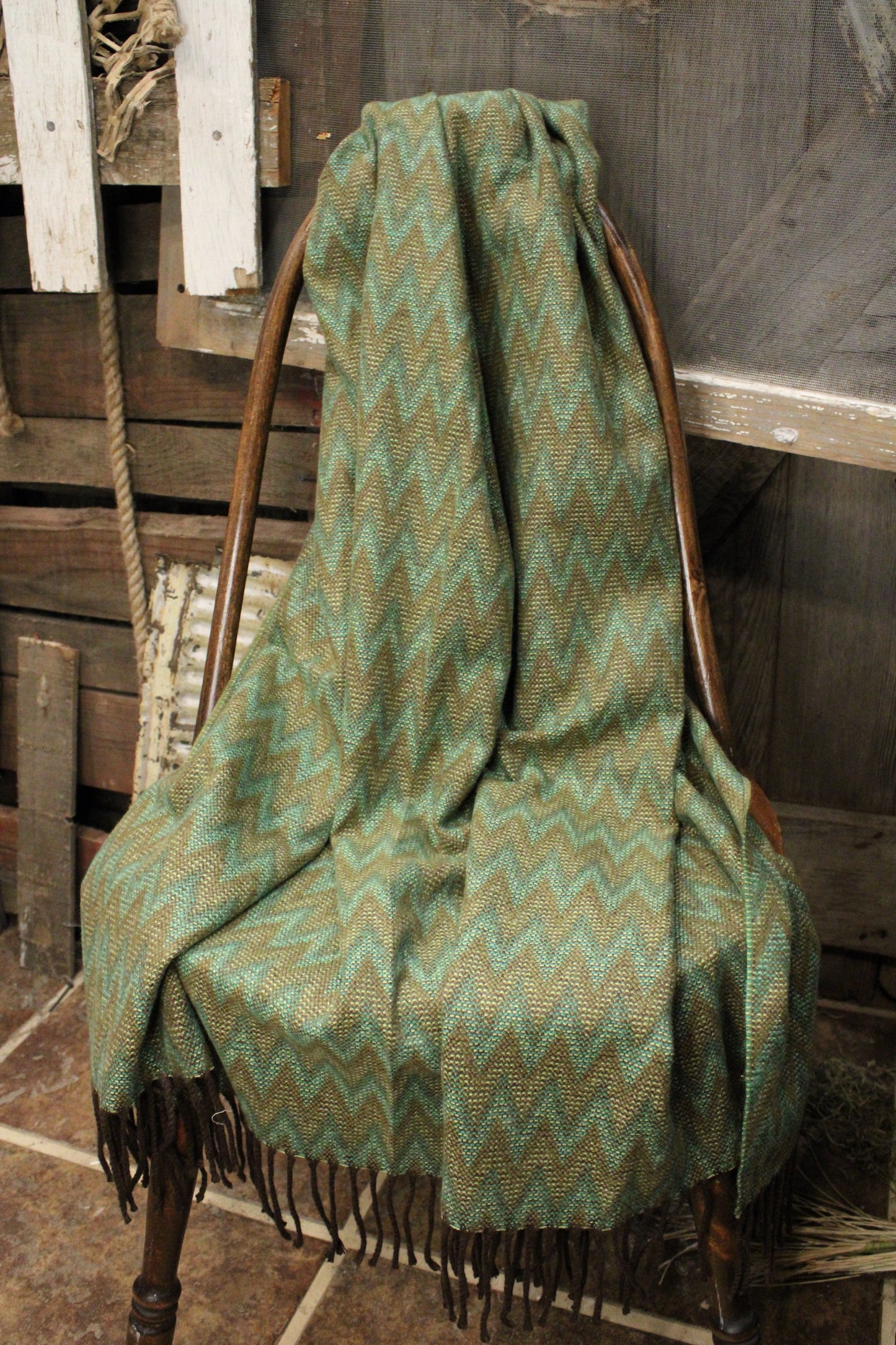 Mountain Forest Alpaca Scarf