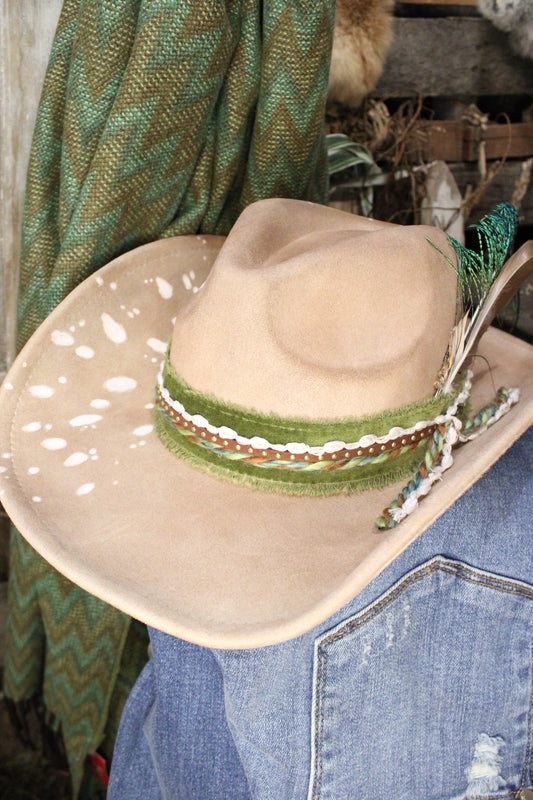 Desert Silk Feather Fedora