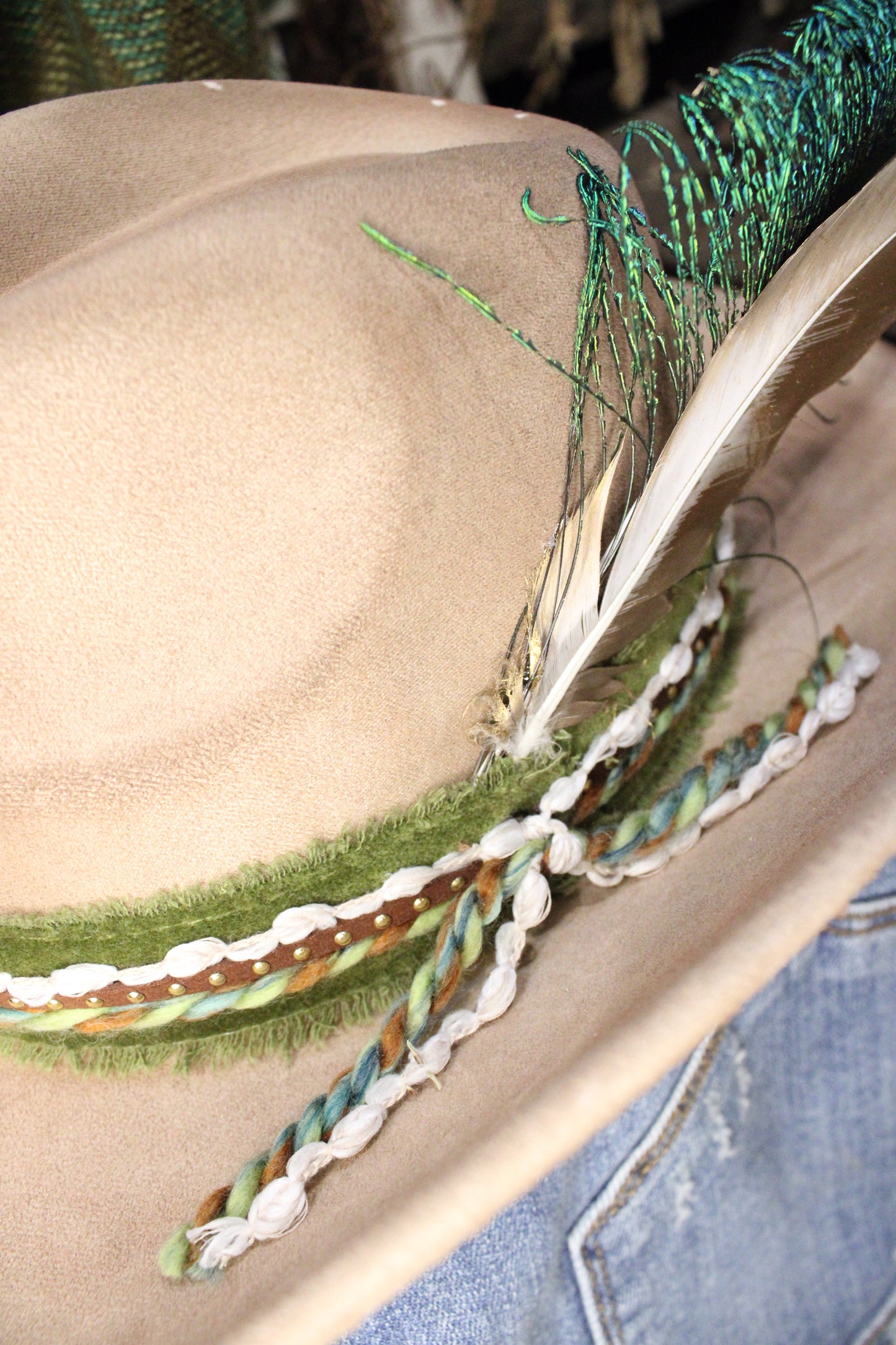 Desert Silk Feather Fedora