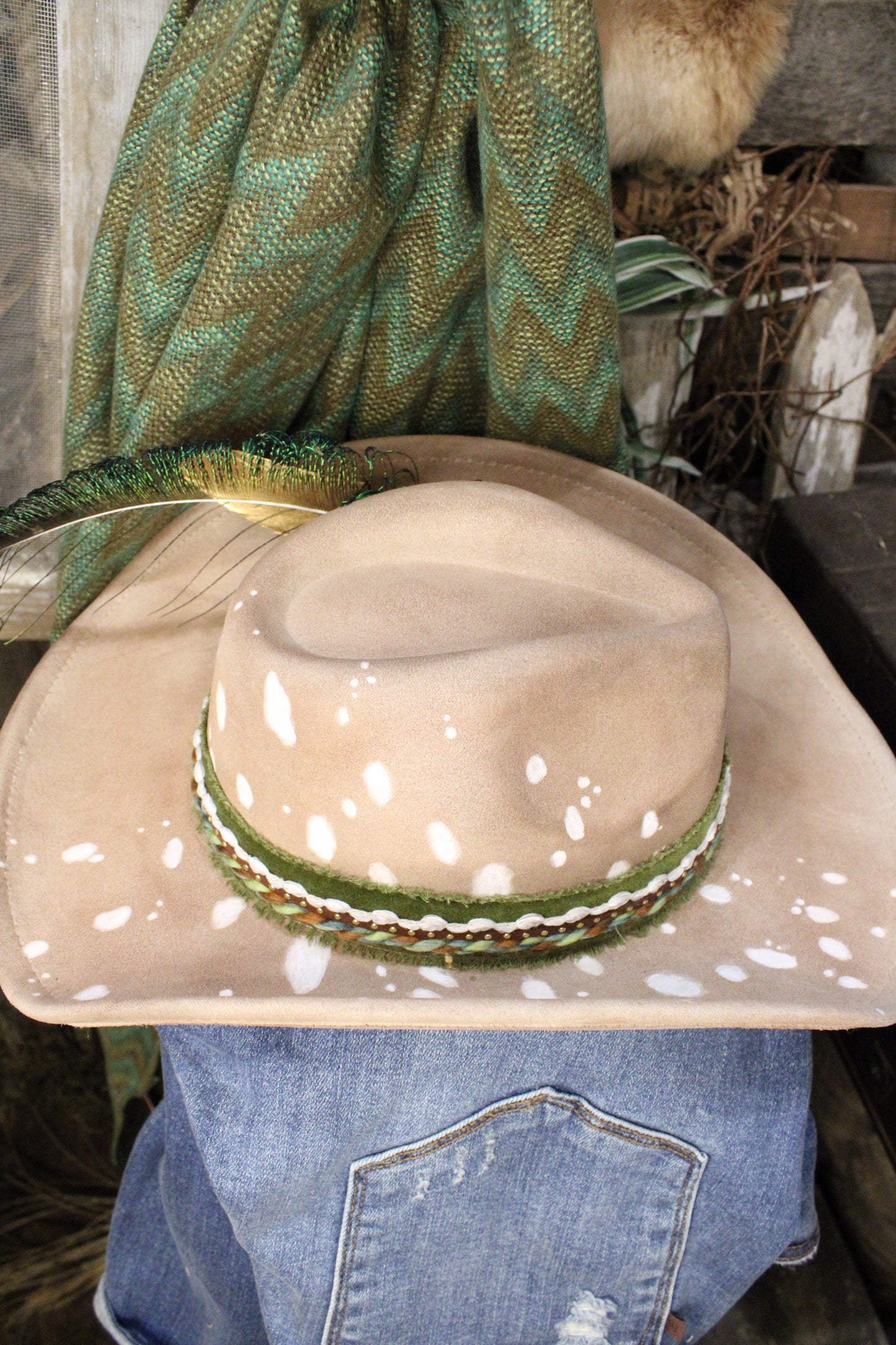 Desert Silk Feather Fedora
