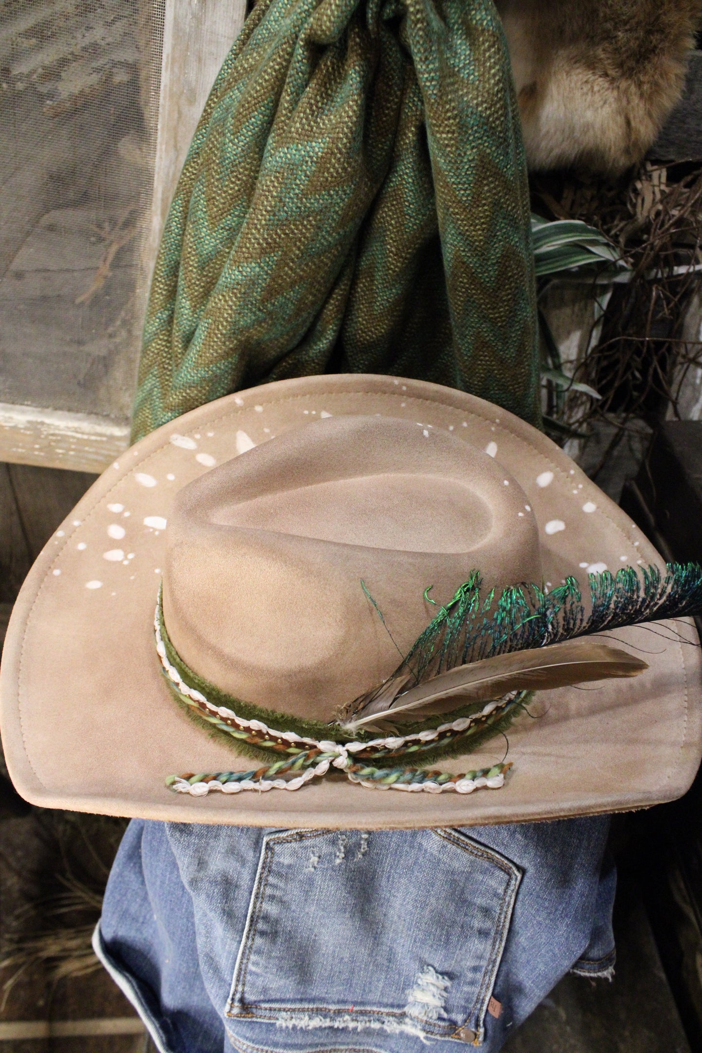 Desert Silk Feather Fedora