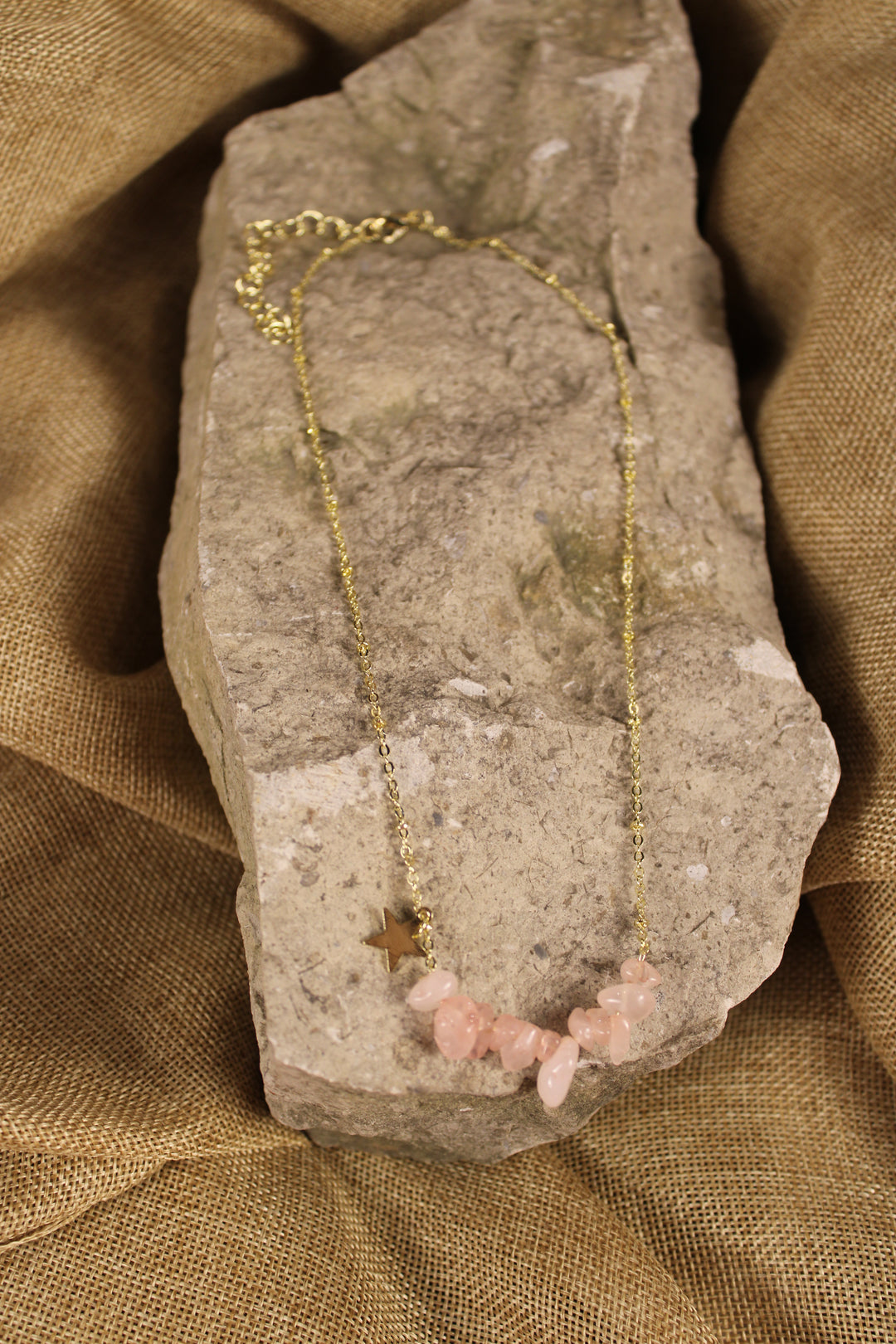 Shooting Star Pink Necklace
