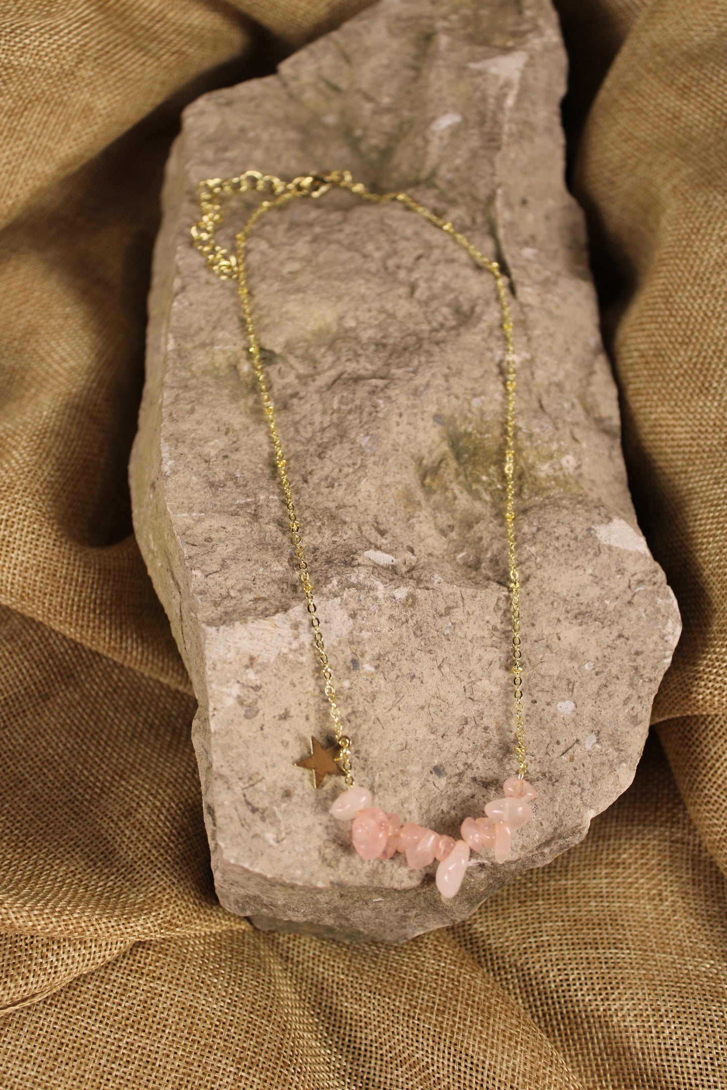 Shooting Star Pink Necklace