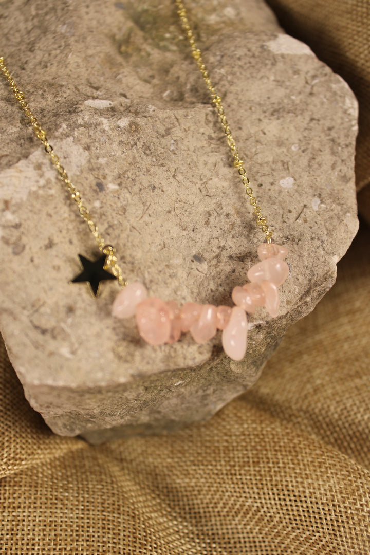 Shooting Star Pink Necklace