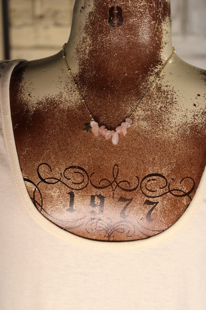 Shooting Star Pink Necklace