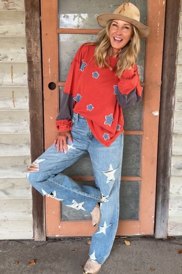 Rigid Magic Star 90's Straight Judy Blue Jeans