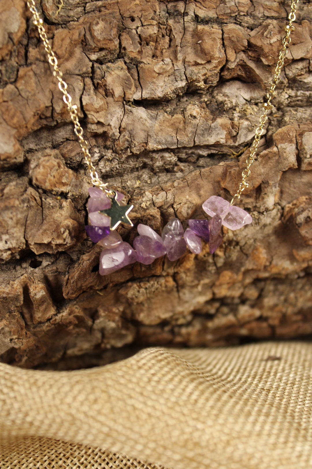 Shooting Star Purple Necklace