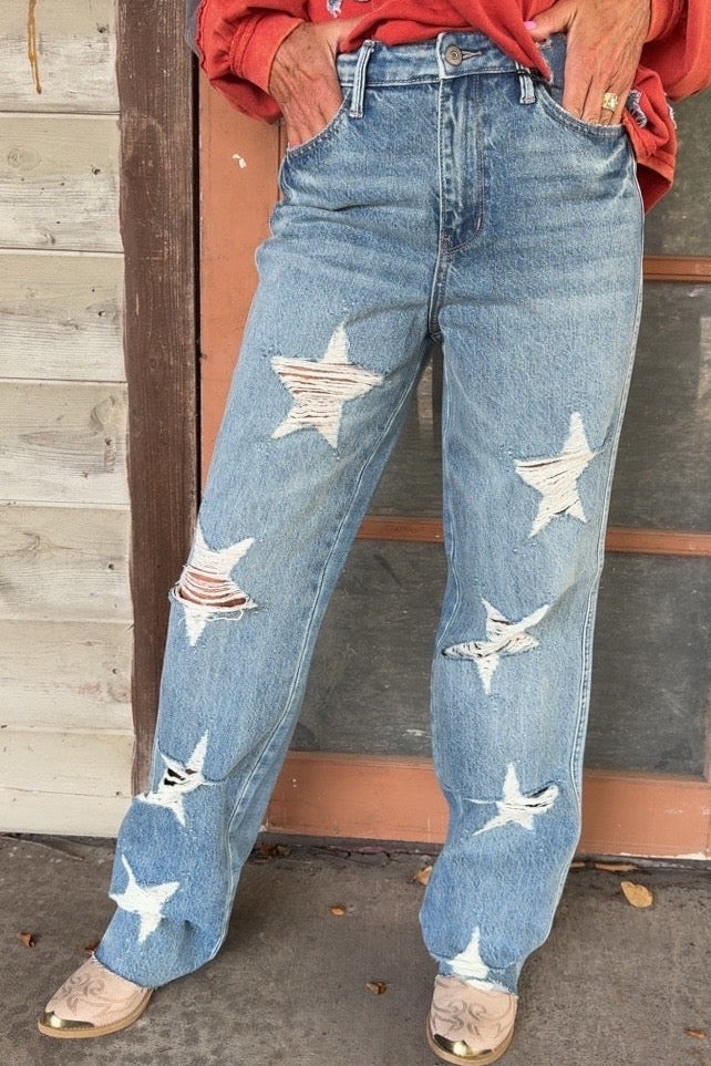 Rigid Magic Star 90's Straight Judy Blue Jeans