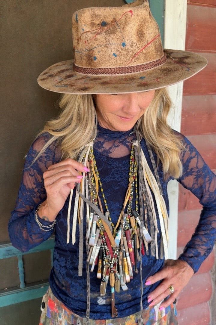 Reclaimed Palette Artisan Necklace