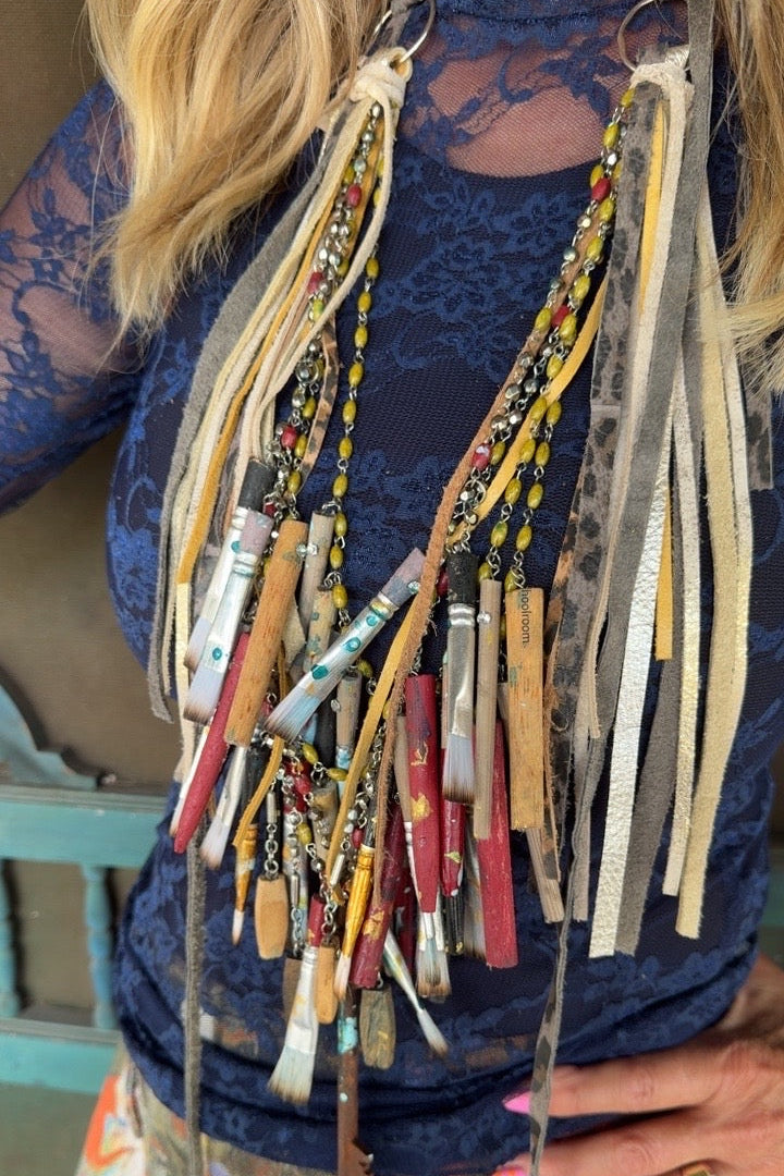 Reclaimed Palette Artisan Necklace