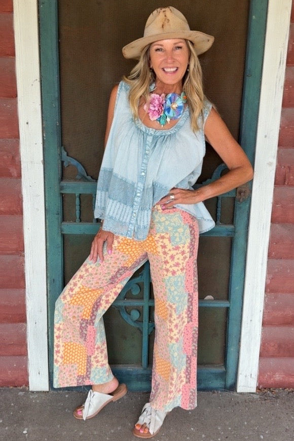 Patchwork Picnic Jeans