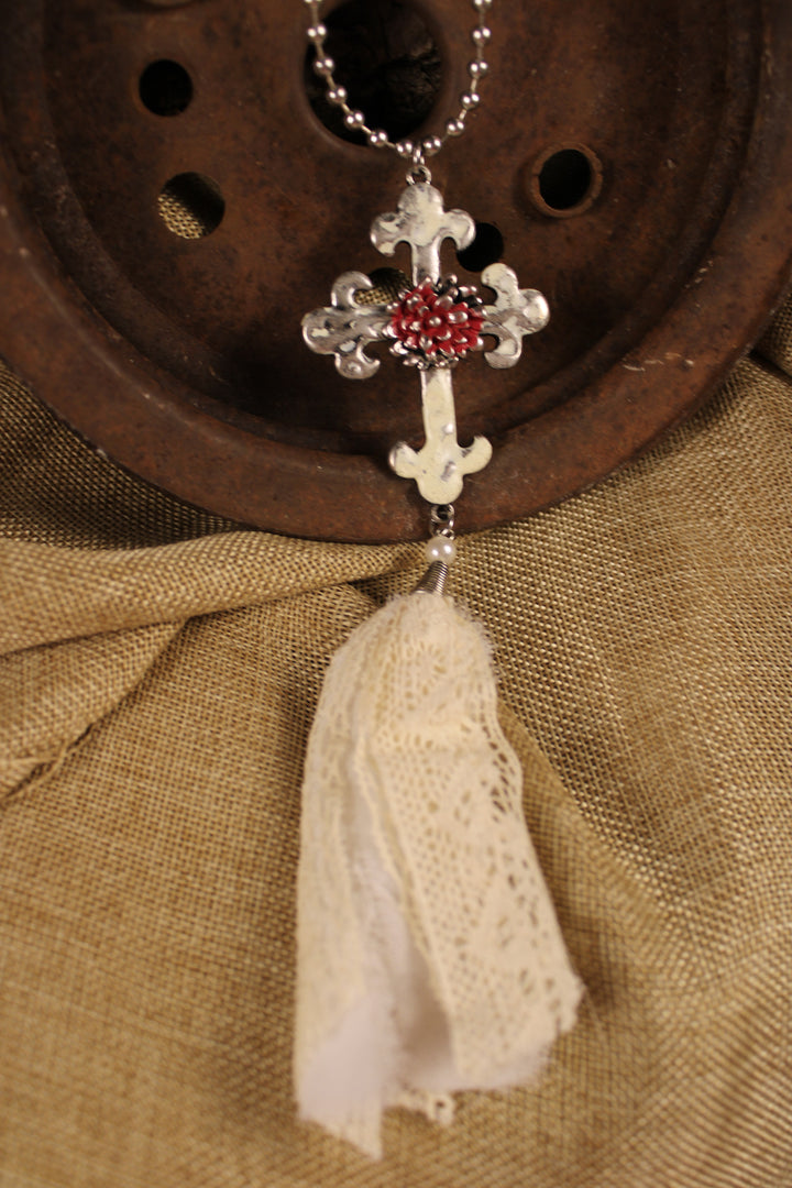 Antique Cross Necklace