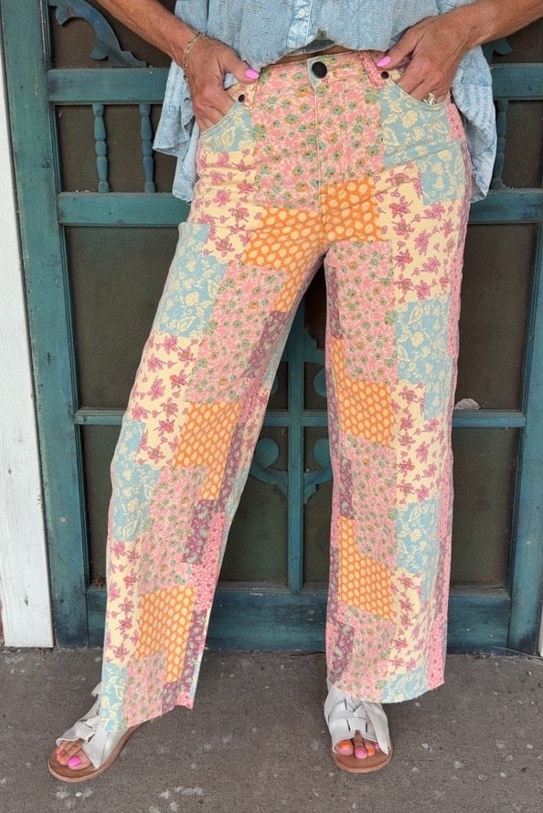 Patchwork Picnic Jeans