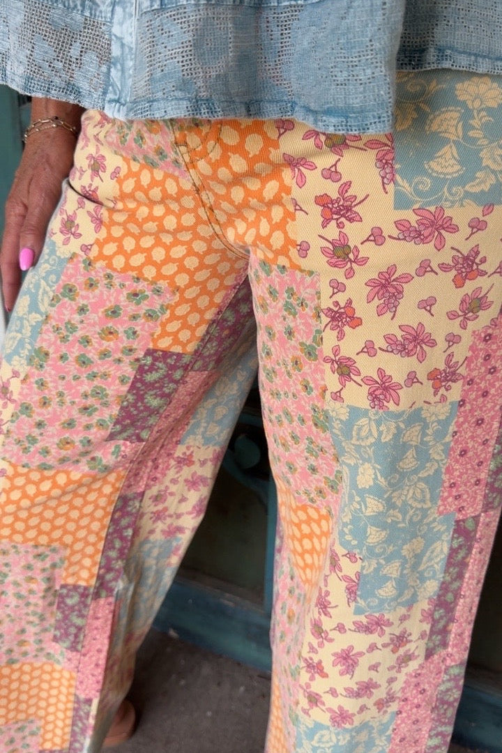 Patchwork Picnic Jeans