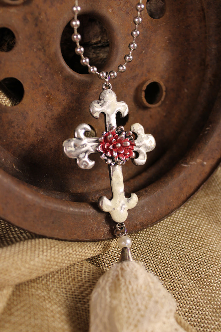 Antique Cross Necklace