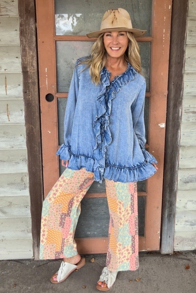 Patchwork Picnic Jeans