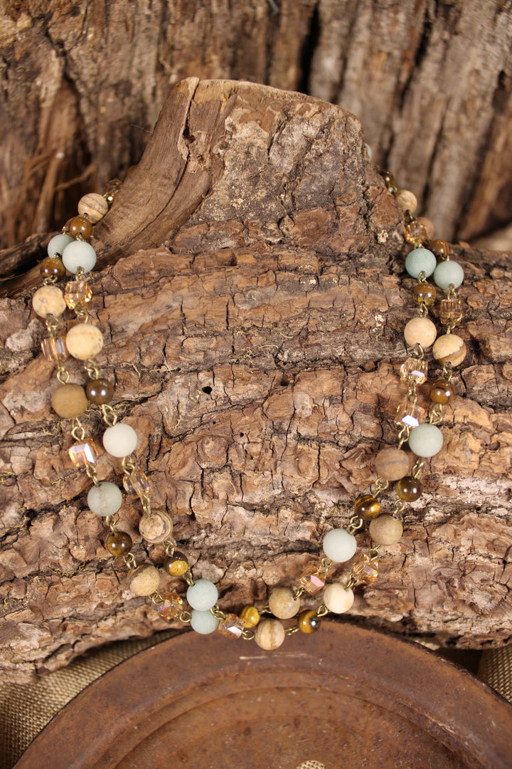 Coastal Canyon Beaded Necklace