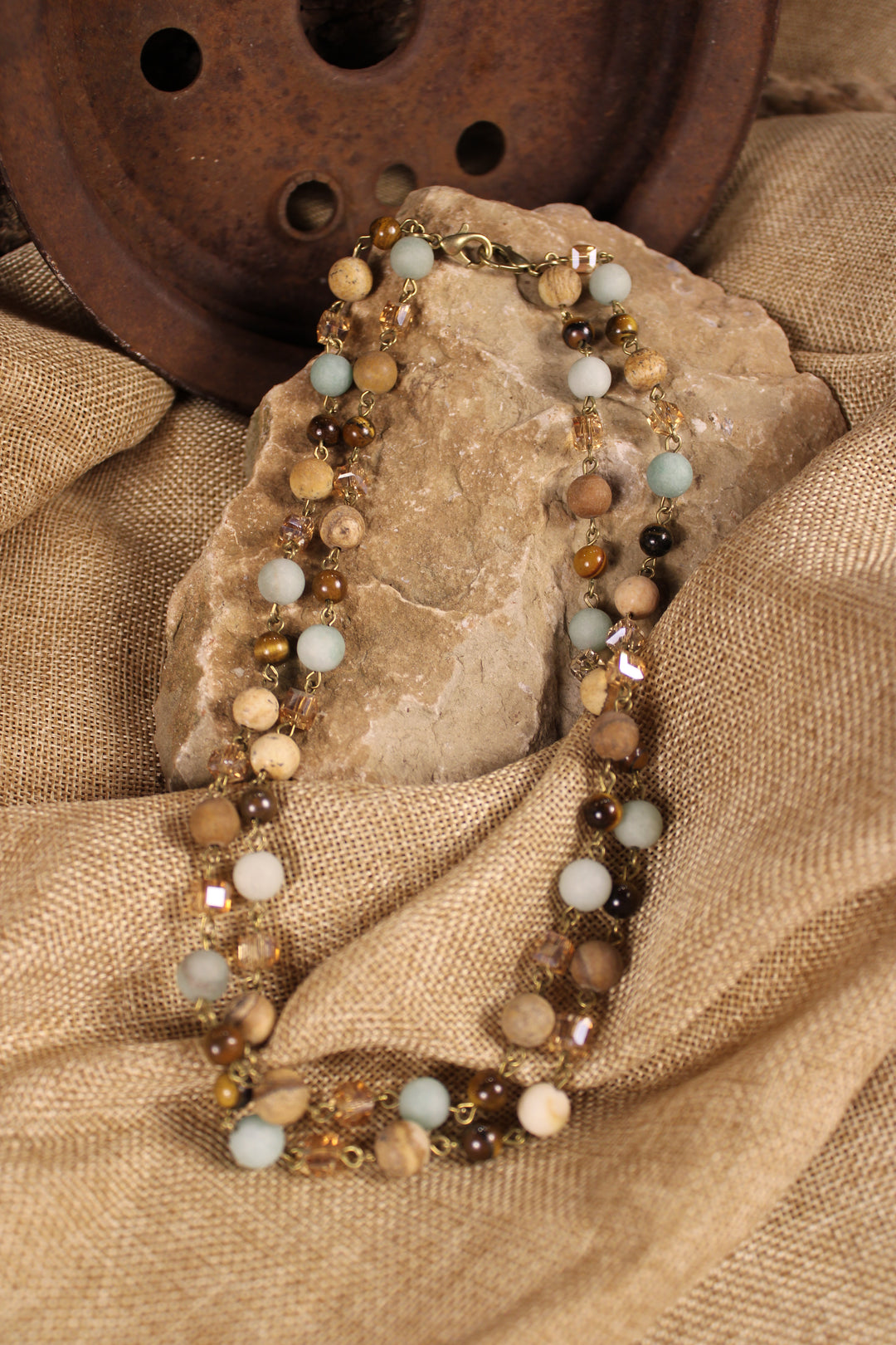 Coastal Canyon Beaded Necklace