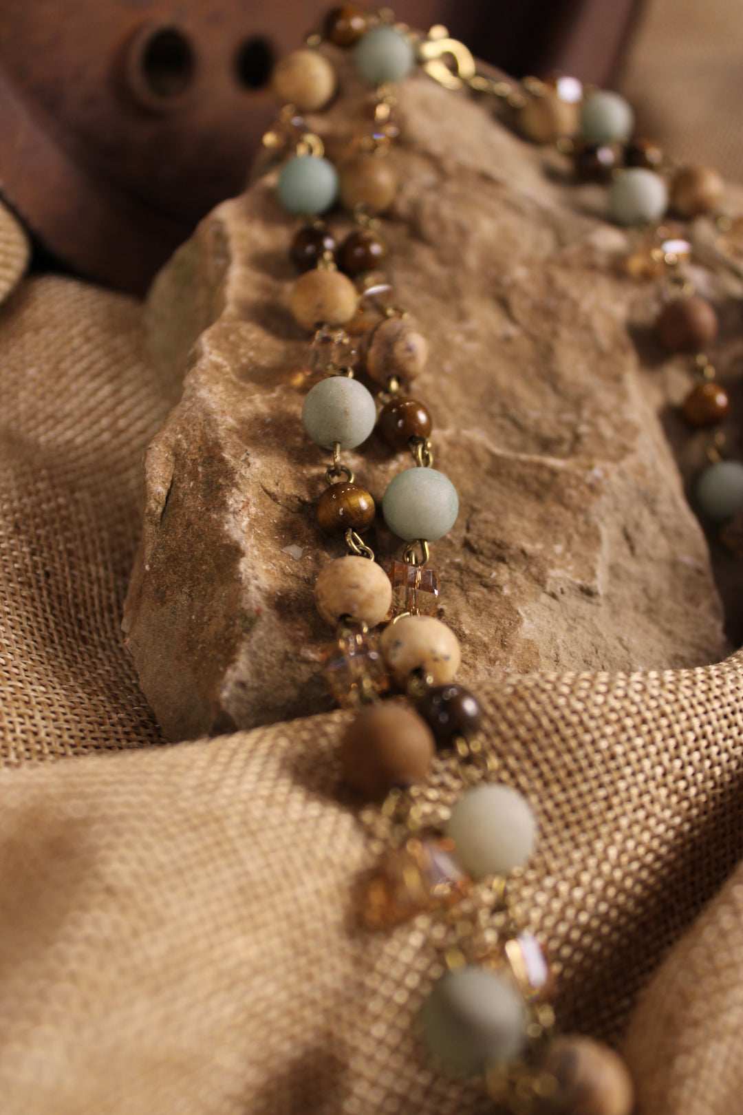 Coastal Canyon Beaded Necklace