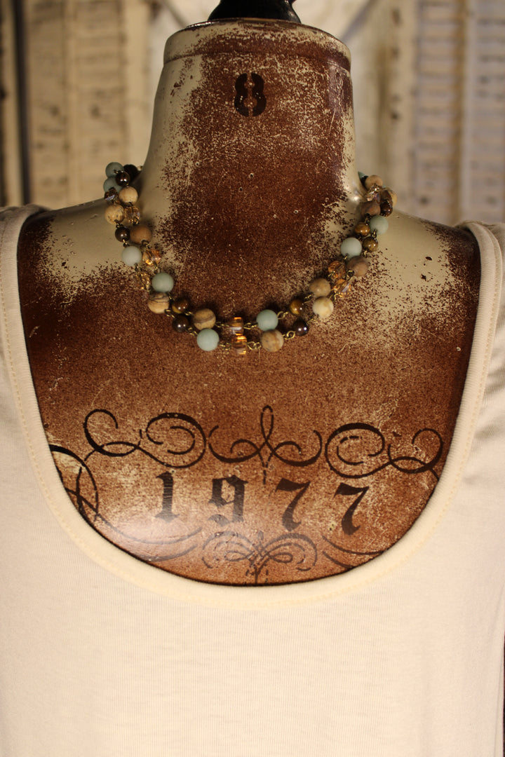 Coastal Canyon Beaded Necklace