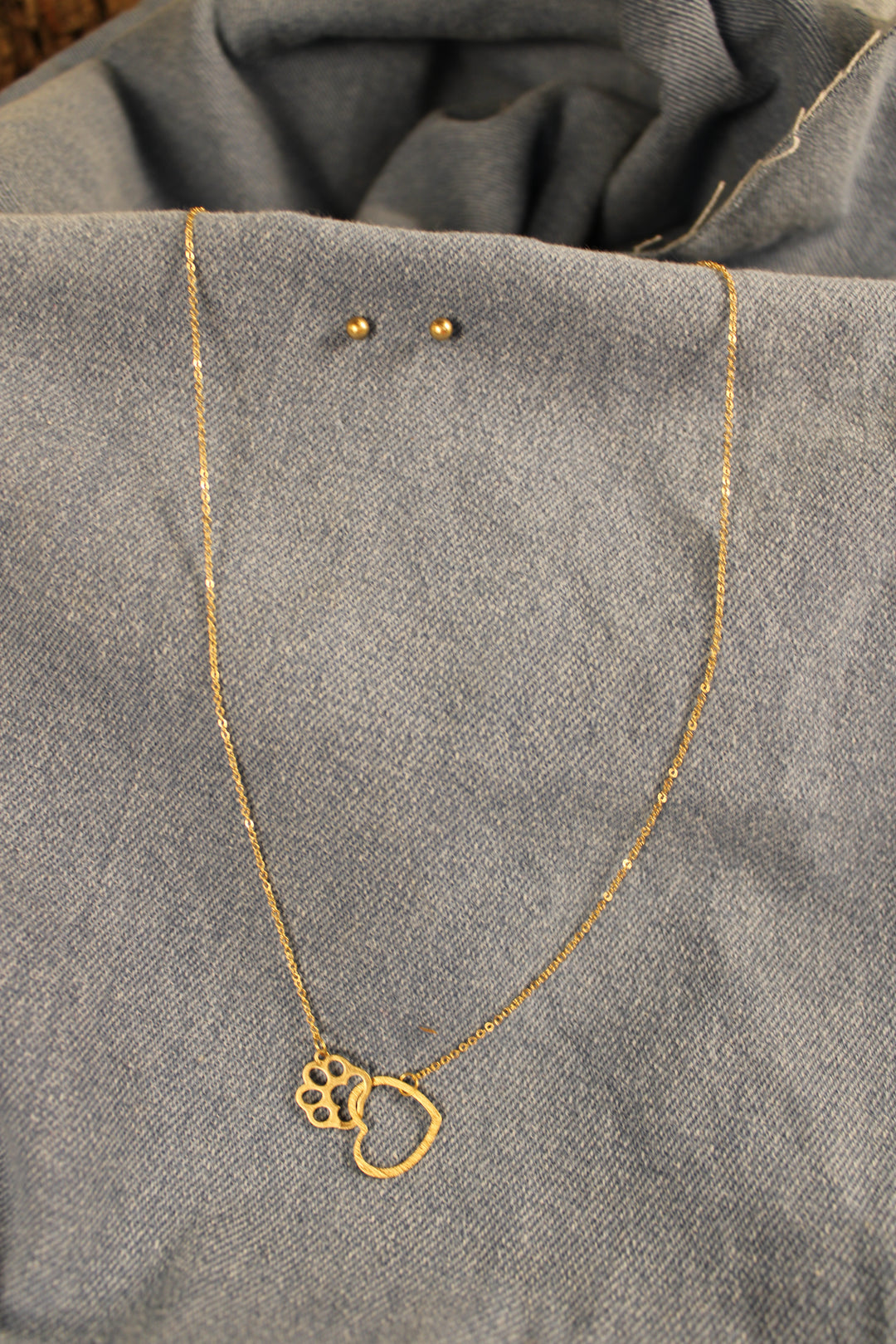 Puppy Love Necklace and Earrings Set