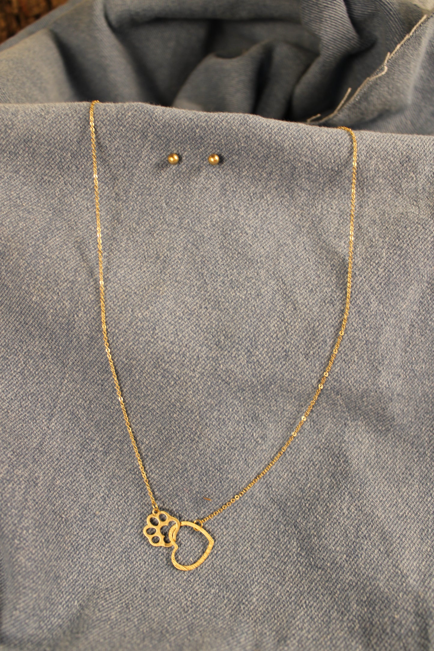 Puppy Love Necklace and Earrings Set