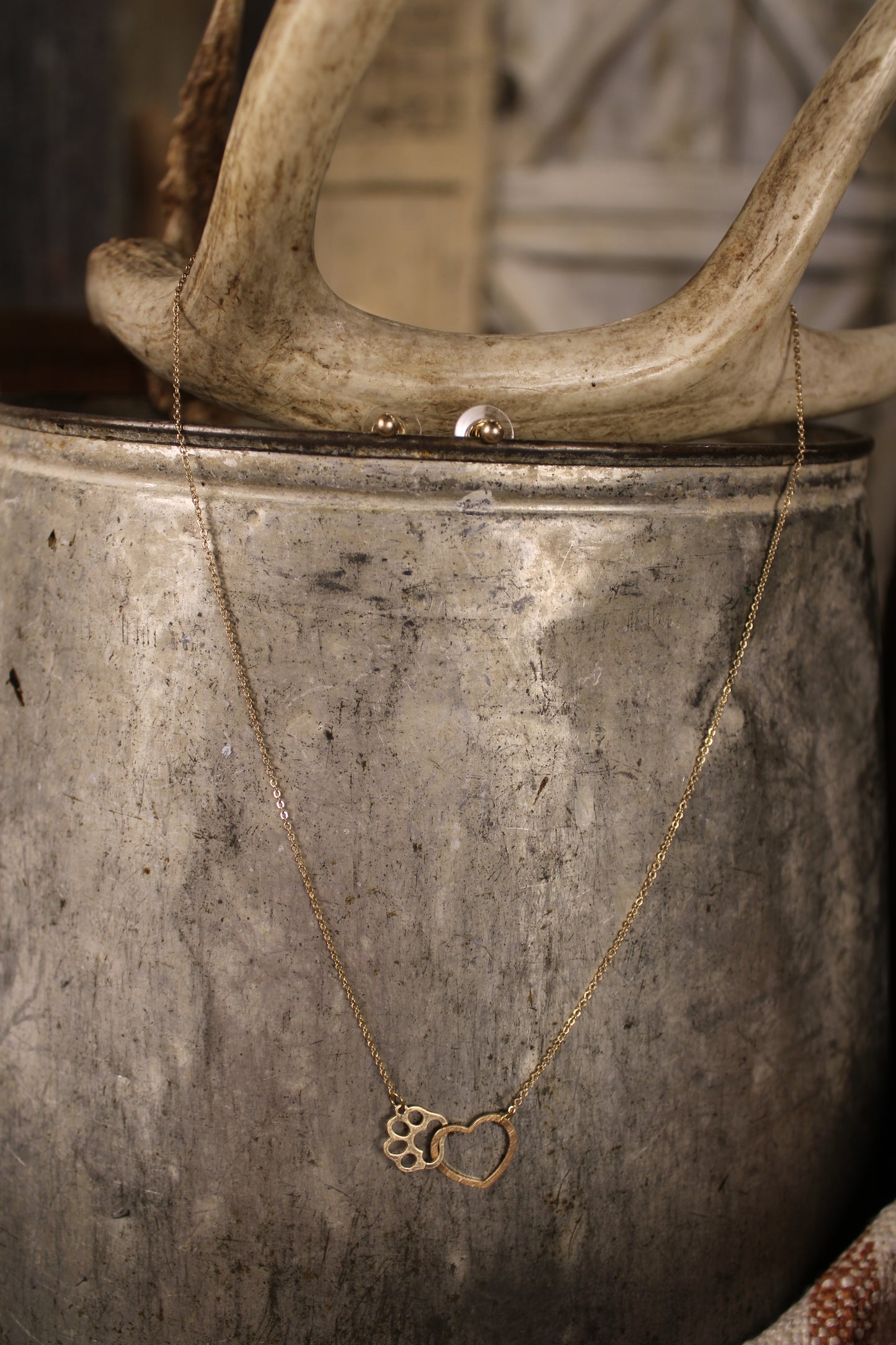 Puppy Love Necklace and Earrings Set