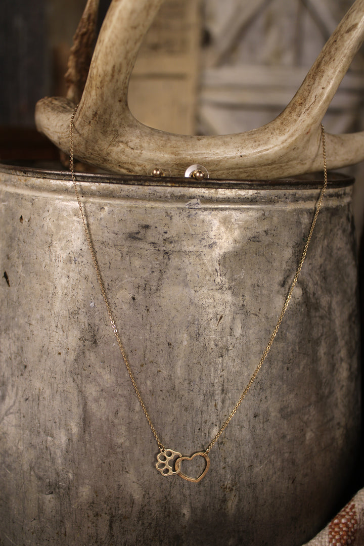 Puppy Love Necklace and Earrings Set