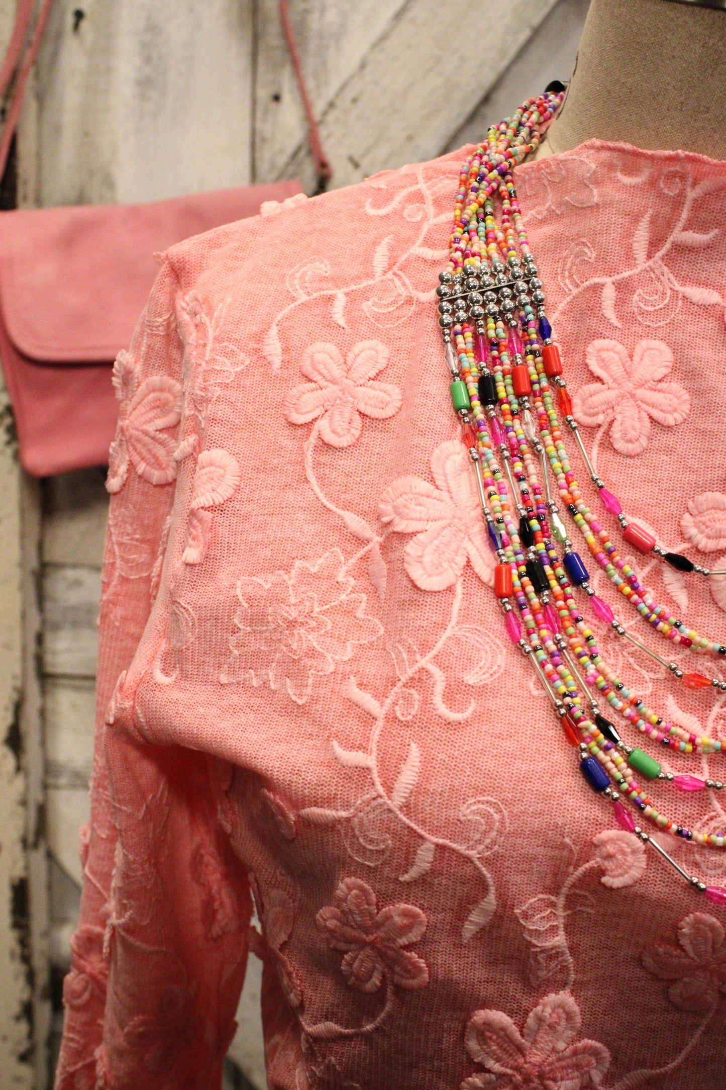 Lovely Pink Mesh Top