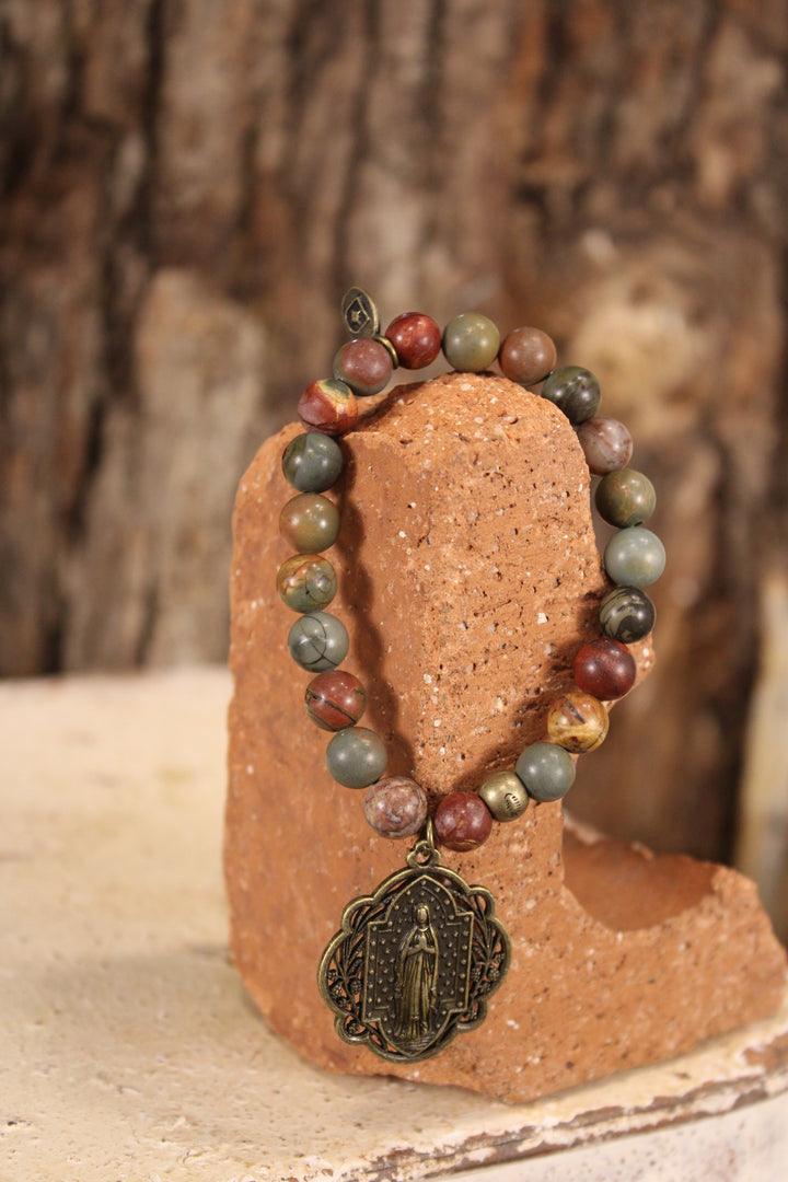 Grounded Faith Earth Tones Bracelet