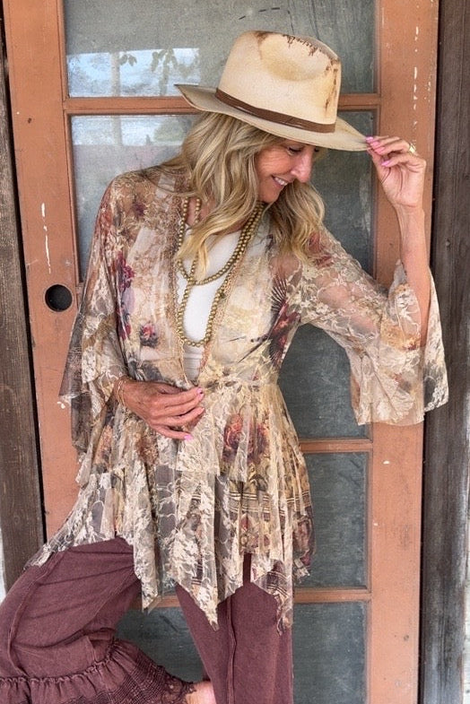 Outlaw Vintage Bird Cardigan