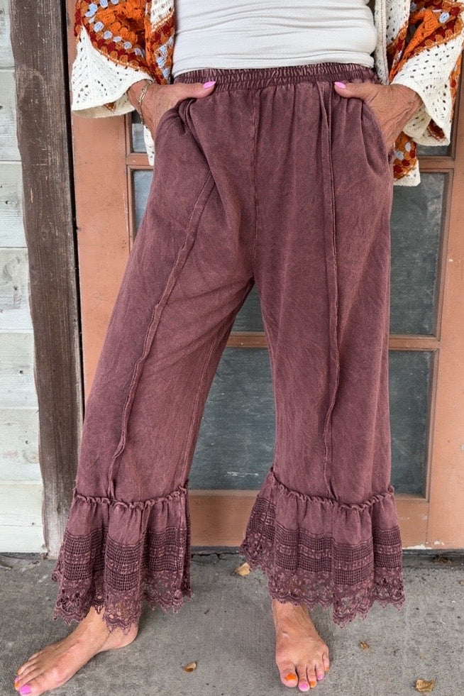 Mulberry Dream Lace Pants