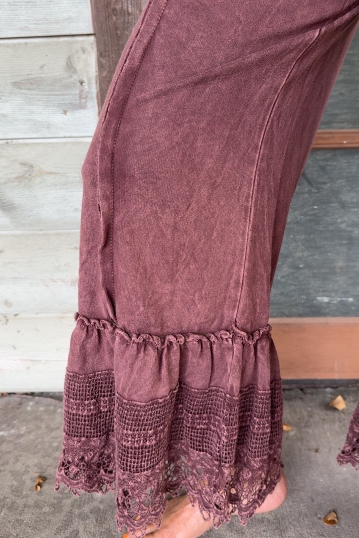 Mulberry Dream Lace Pants