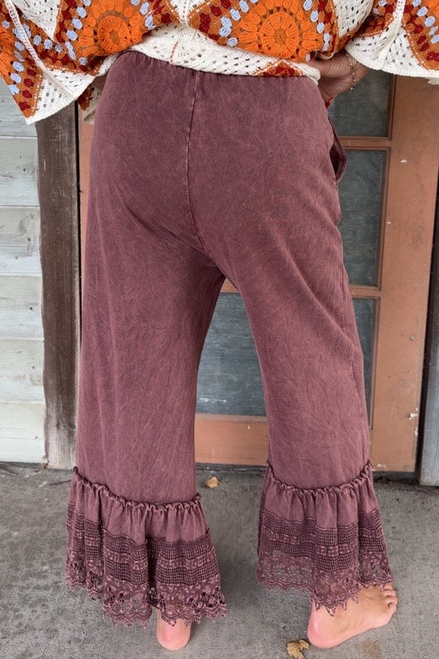 Mulberry Dream Lace Pants