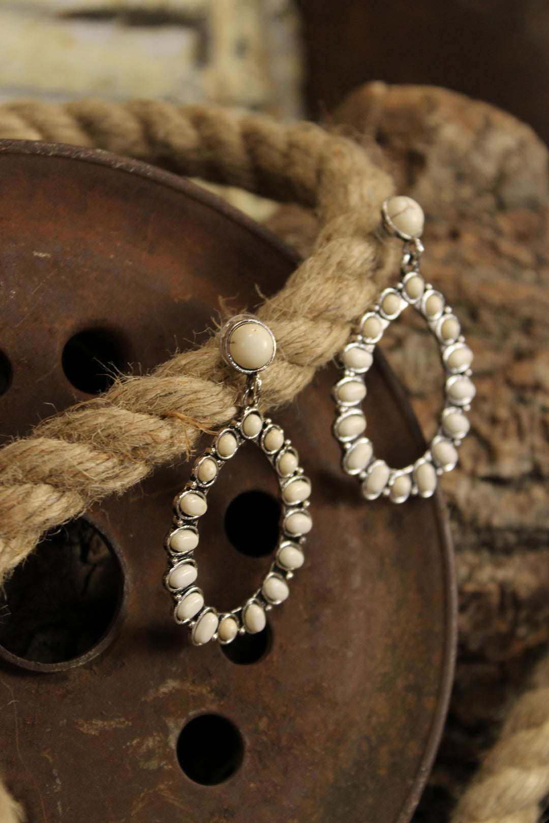 White Sands Teardrop Earrings