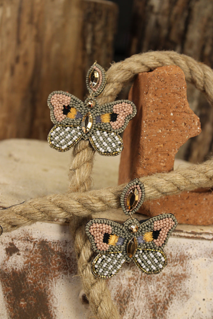 Butterfly Bliss Bead Earrings