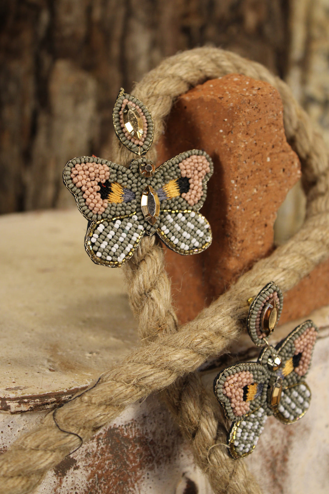 Butterfly Bliss Bead Earrings