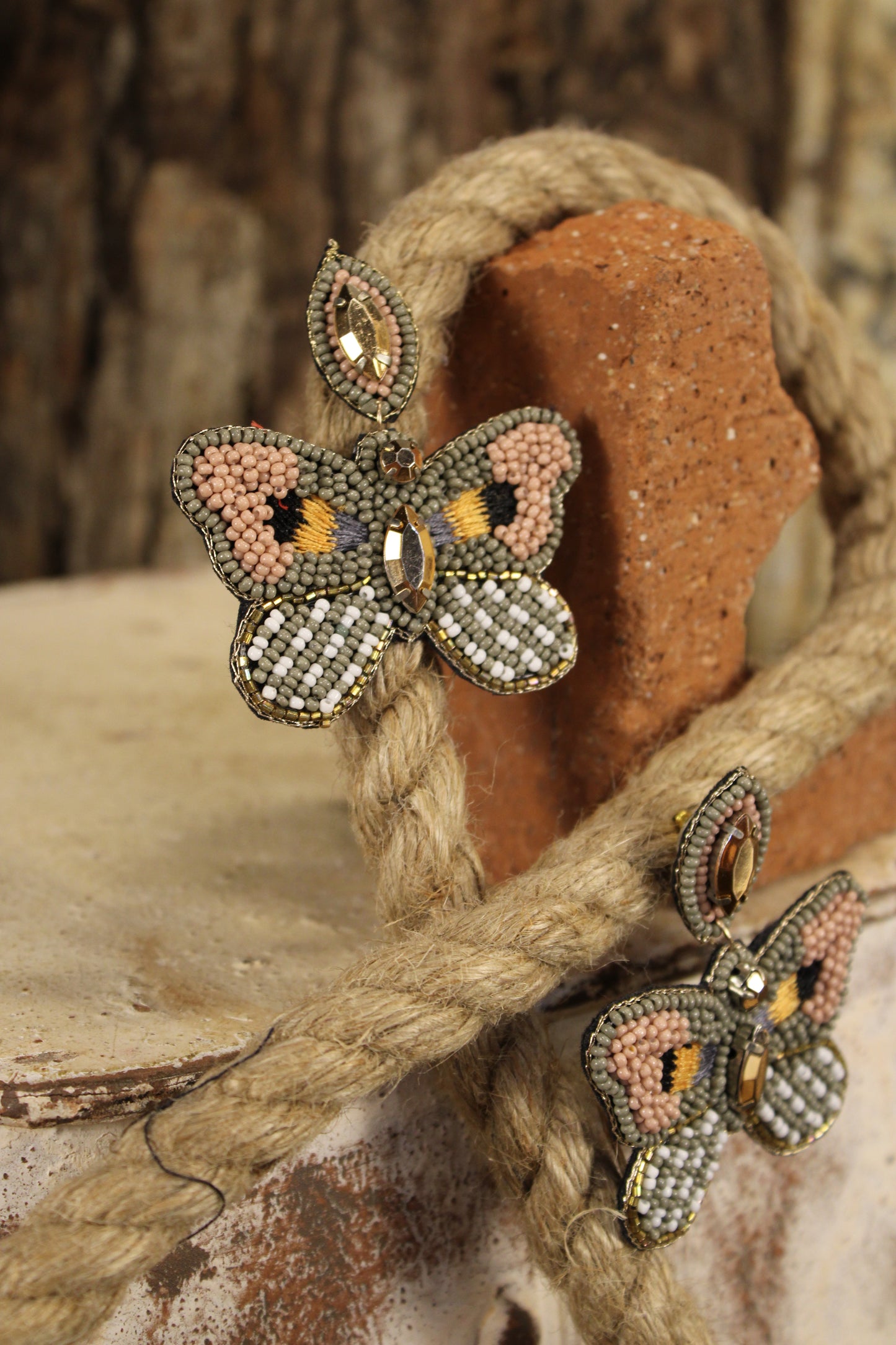 Butterfly Bliss Bead Earrings