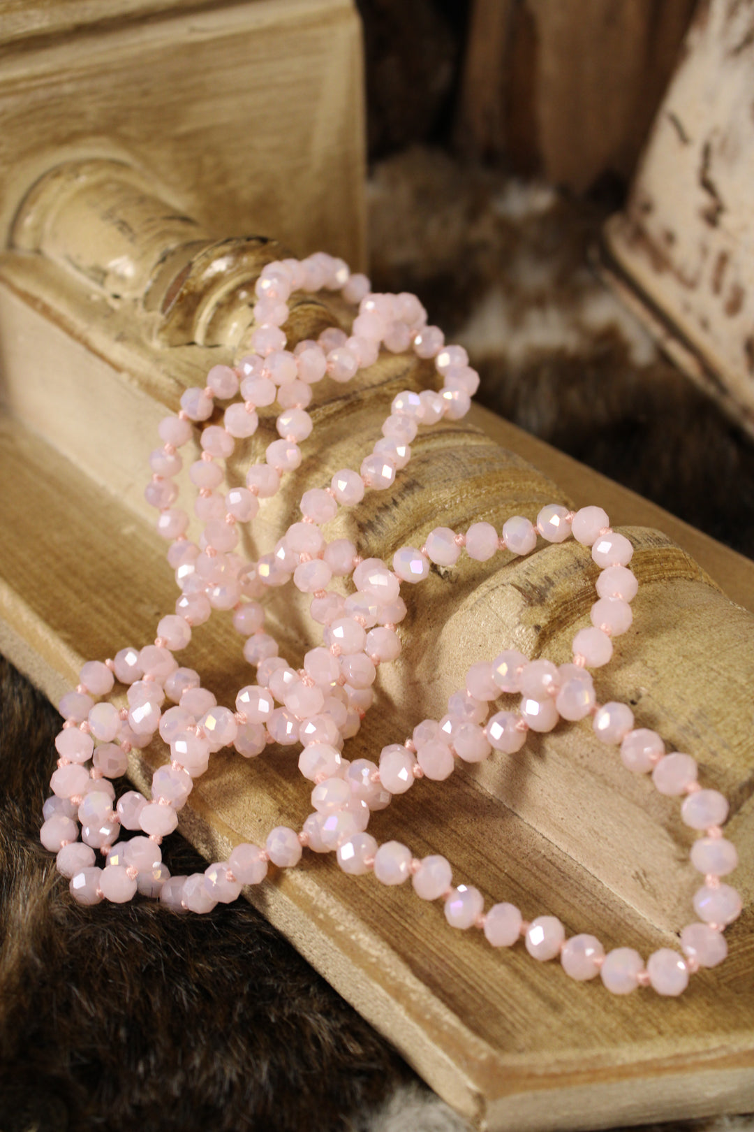 Sparkle And Shine Cotton Candy Pink Necklace