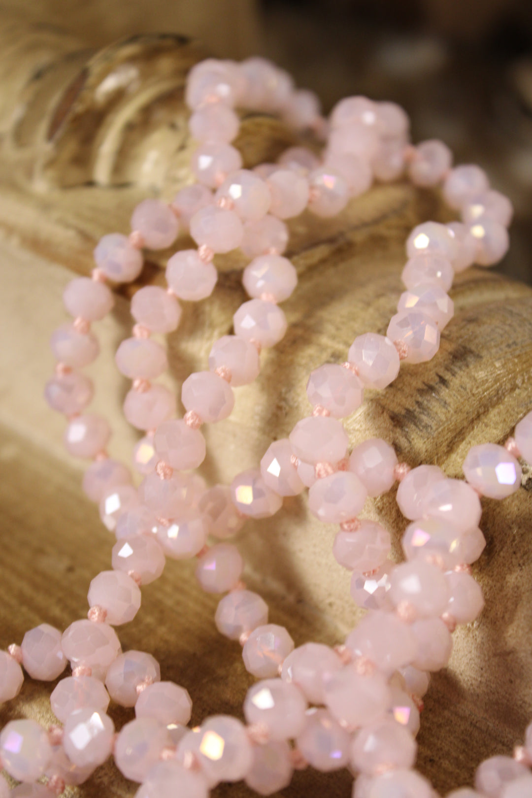 Sparkle And Shine Cotton Candy Pink Necklace