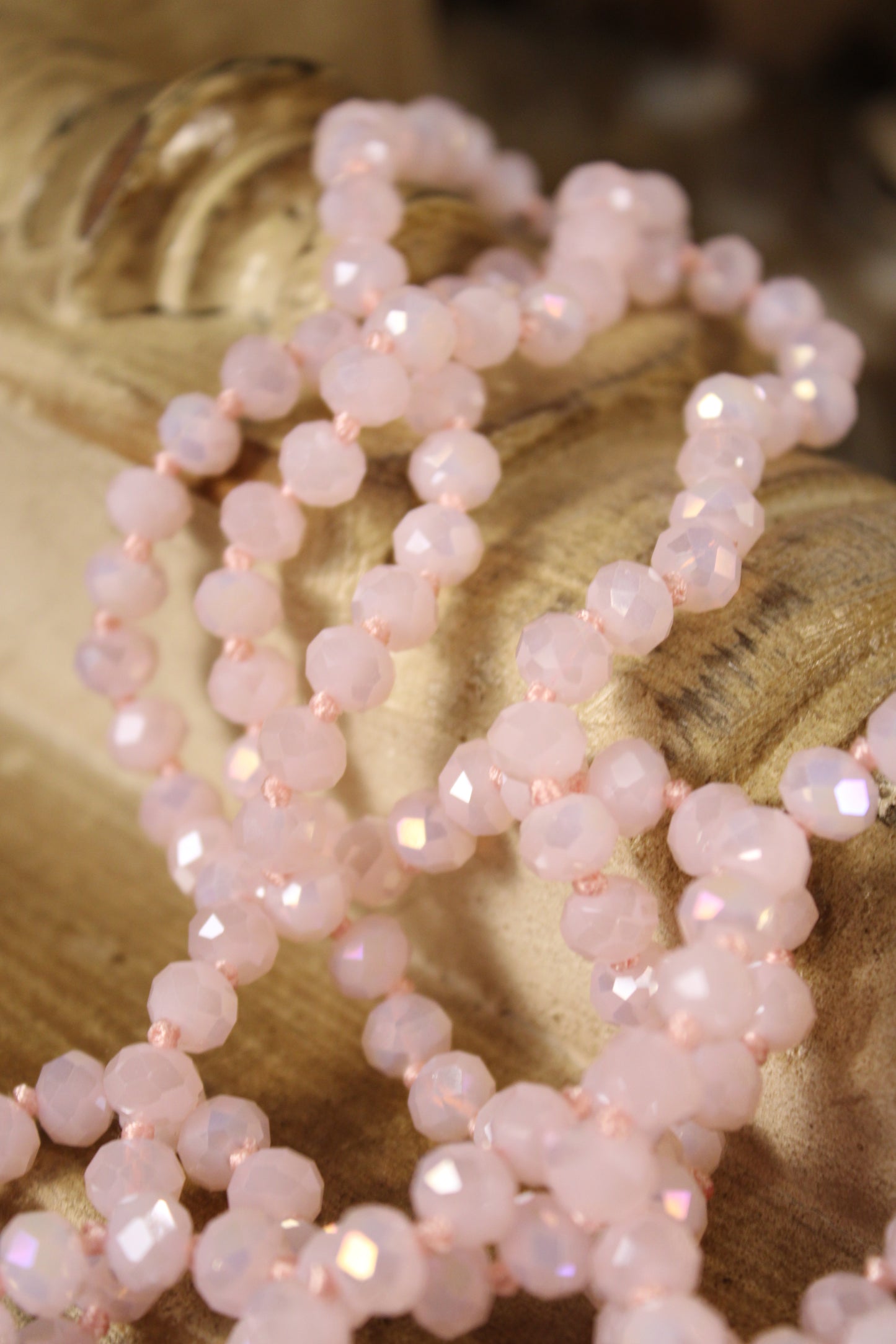 Sparkle And Shine Cotton Candy Pink Necklace